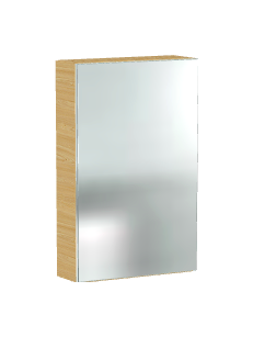 Spiegelschrank aus Eiche, 45x70x15cm (BxHxT)
